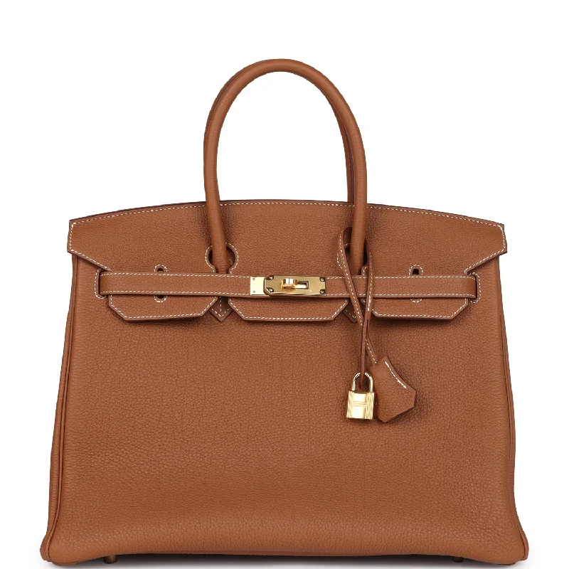 Hermes Birkin 35 Gold Togo Gold Hardware