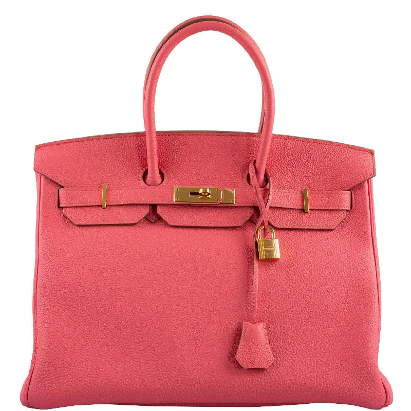 Hermès Birkin 35 Rose Lipstick Togo Gold Hardware