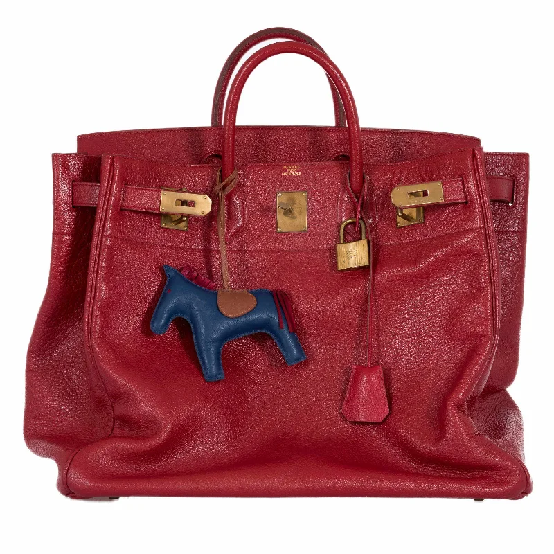 Hermès Birkin 45 HAC Red Buffalo Gold Hardware