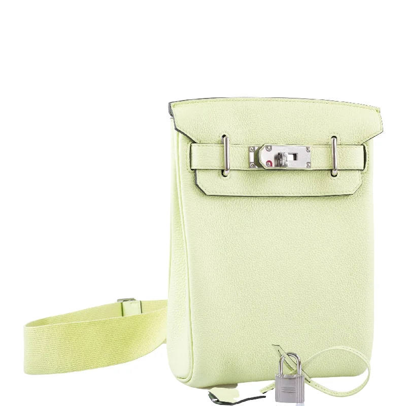 Hermès HAC Birkin A Dos PM Vert Absinthe Togo Palladium Hardware