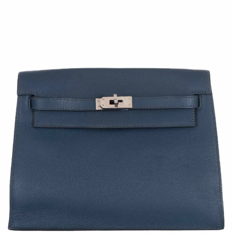 Hermès Kelly Danse Blue De Malte Swift Palladium Hardware