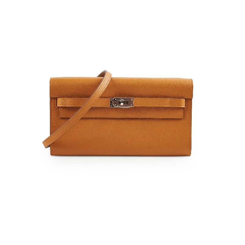 Hermes Kelly to Go B Stamp Caramel Evercolor