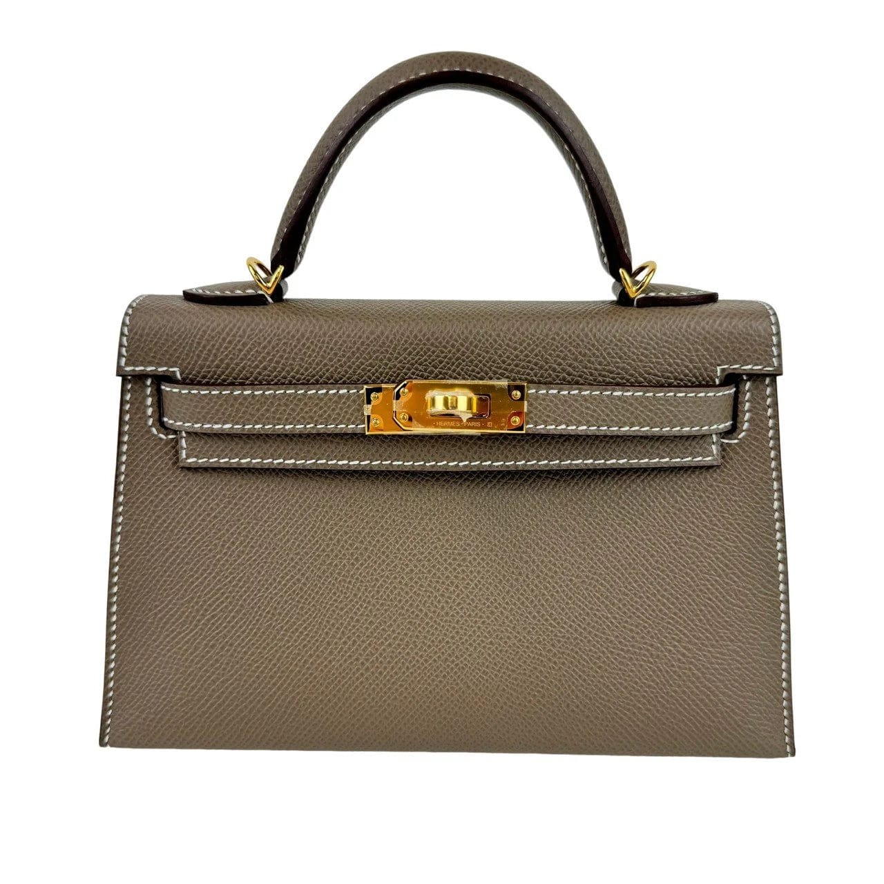 Hermes Kelly 20 Etoupe Epsom GHW #W SKCB-126887