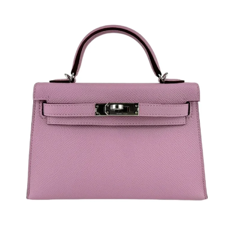 Hermes Kelly 20 Mauve Sylvester Epsom PHW #U SKCB-098013