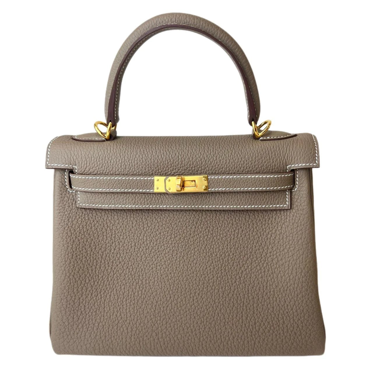 Hermès Kelly 25 Etoupe Togo GHW #B SKCB-089615