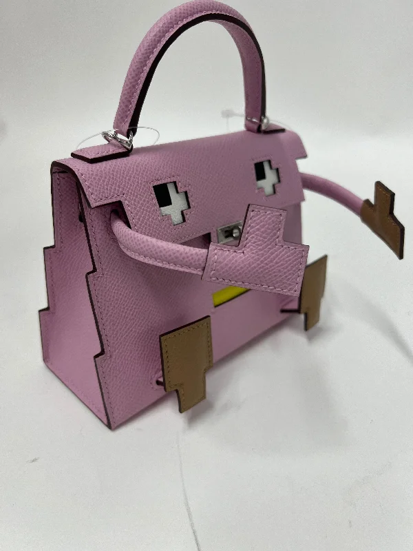 Hermès Kelly Doll Picto Mauve Sylvester Epsom PHW #B SKCB-096613