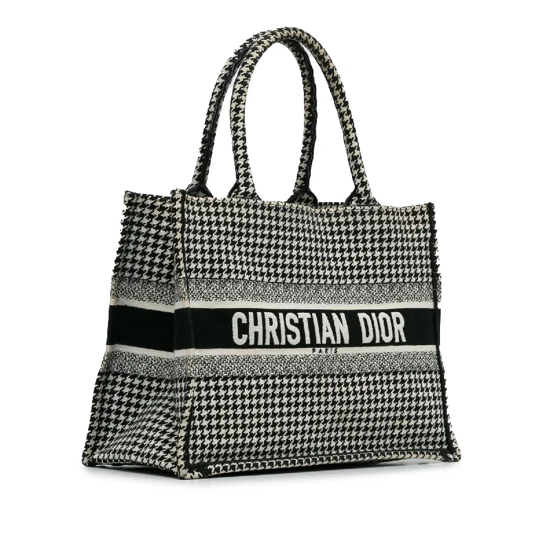 Dior Medium Houndstooth Book Tote (pPdPtp)