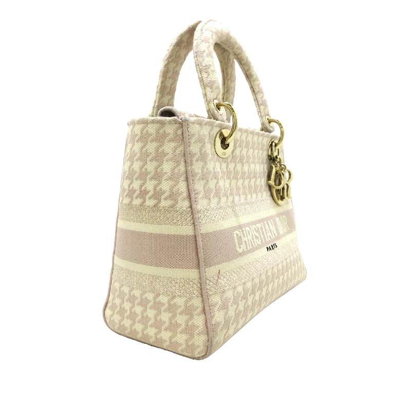 Dior Medium Houndstooth Lady D Lite (AAr8U6)