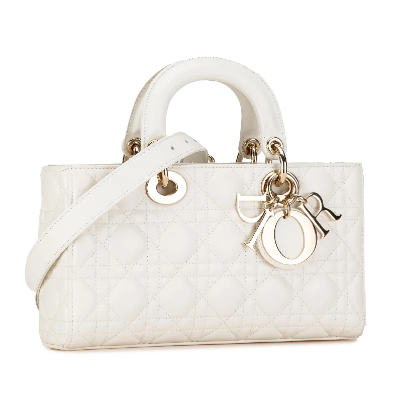 Dior Medium Lambskin Cannage Lady D-Joy (oBDrYT)