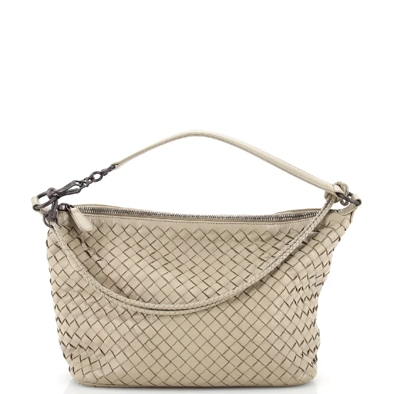 Zip Hobo Intrecciato Nappa Small