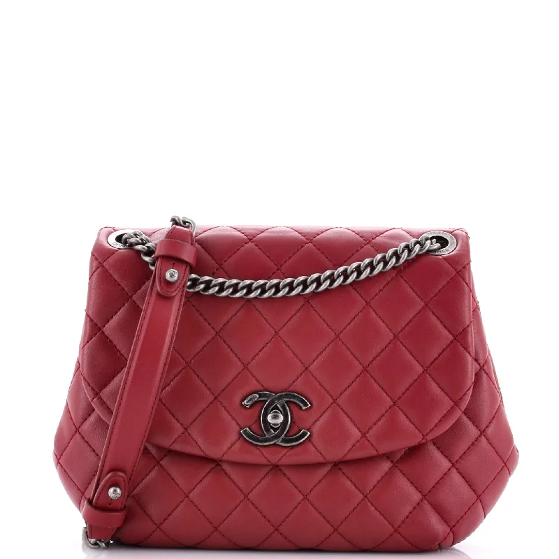 Daily Supple Flap Bag Quilted Lambskin Large