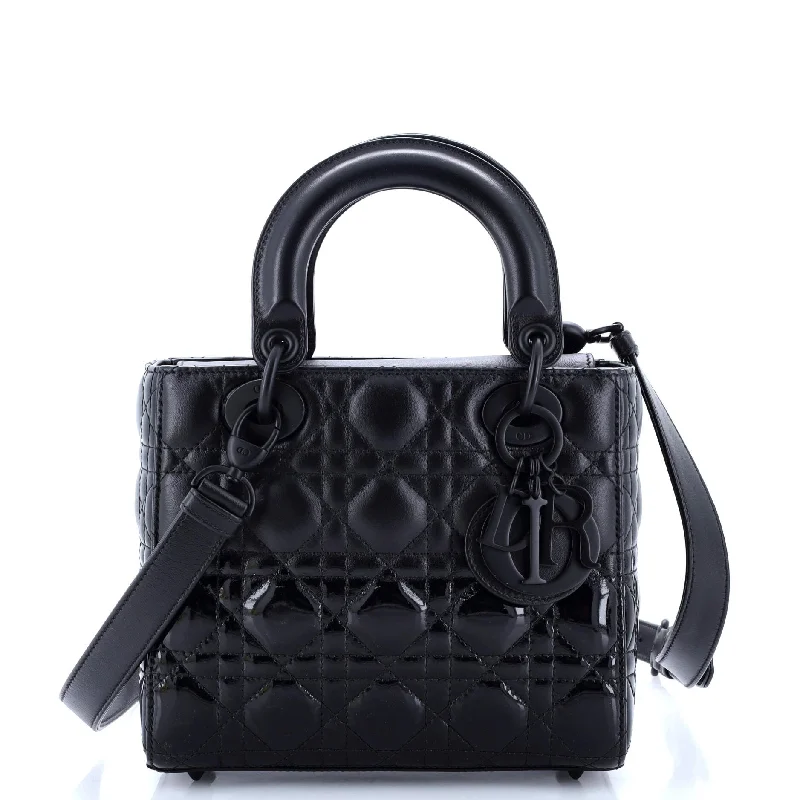 Lady Dior Bag Cannage Quilt Gradient Patent Small