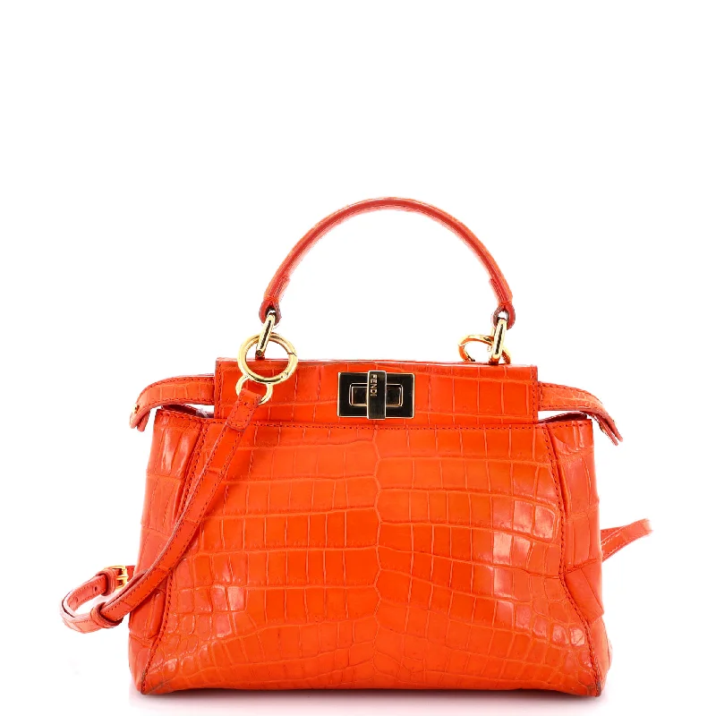 Peekaboo Bag Crocodile Mini