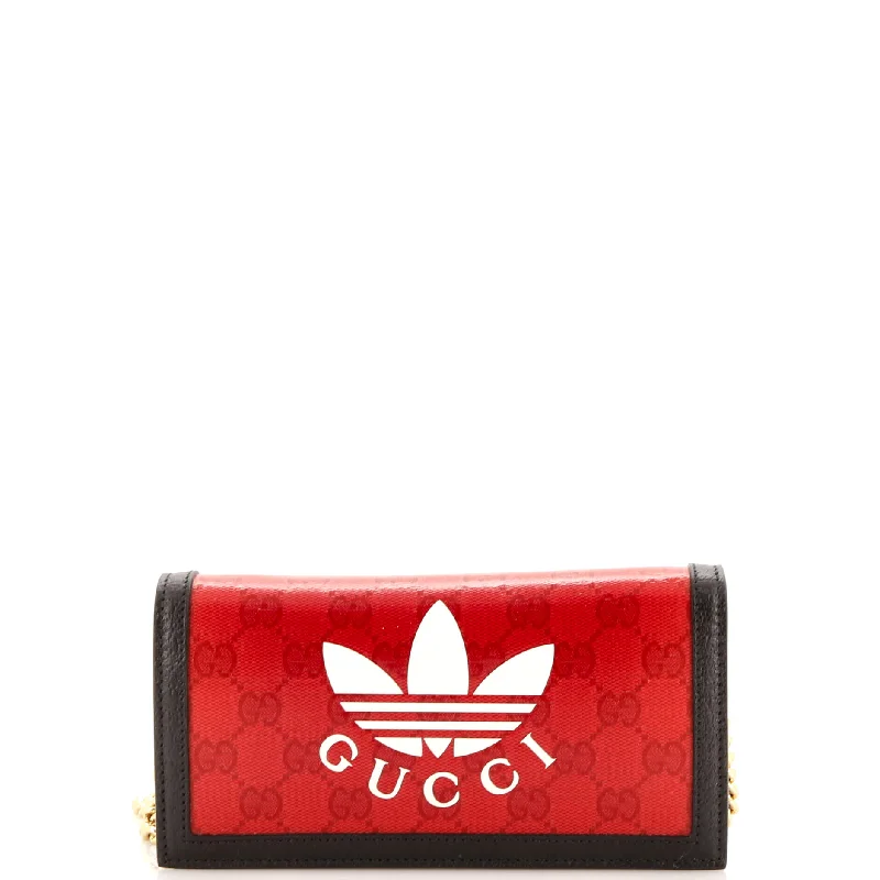 x adidas Wallet on Chain GG Coated Canvas