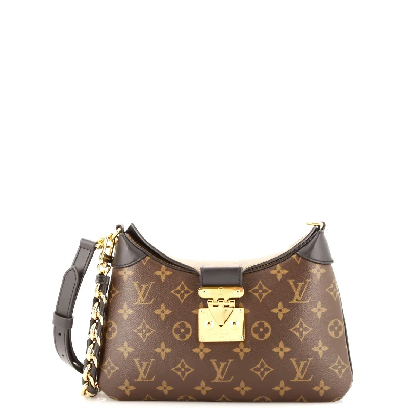 LV Twinny Handbag Monogram Canvas and Reverse Monogram Canvas with Leather