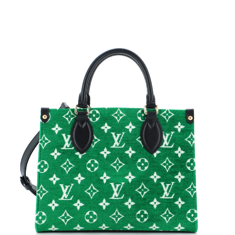 OnTheGo Tote LV Match Monogram Jacquard Velvet PM